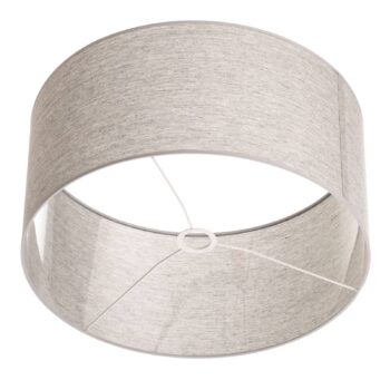 Tienidlo na lampu Roller, sivá, Ø 50 cm, výška 24 cm