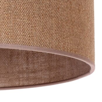 Tienidlo na lampu Roller, svetlo hnedé, Ø 13 cm, výška 15 cm