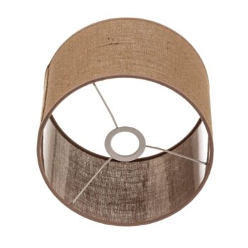 Tienidlo na lampu Roller, svetlo hnedé, Ø 25 cm, výška 18 cm