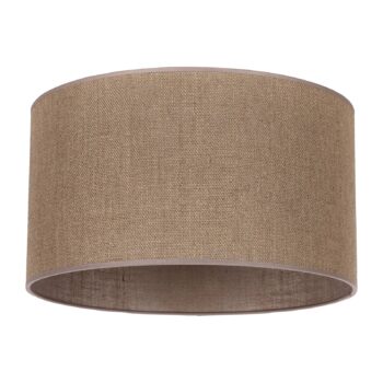 Tienidlo na lampu Roller, svetlo hnedé, Ø 40 cm, výška 22 cm