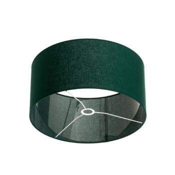 Tienidlo na lampu Roller, zelené, Ø 50 cm, výška 24 cm