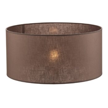 Tienidlo na lampu Roller, zemitá hnedá, Ø 50 cm, výška 24 cm