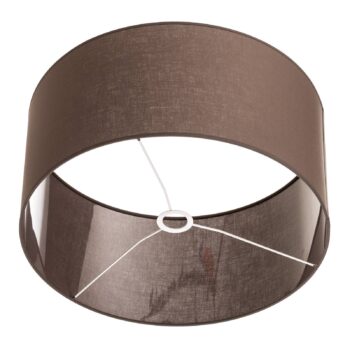 Tienidlo na lampu Roller, zemitá hnedá, Ø 50 cm, výška 24 cm