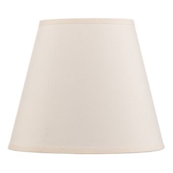 Tienidlo na lampu Sofia výška 15,5 cm, ecru/biela