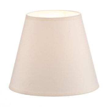 Tienidlo na lampu Sofia výška 15,5 cm, ecru/biela