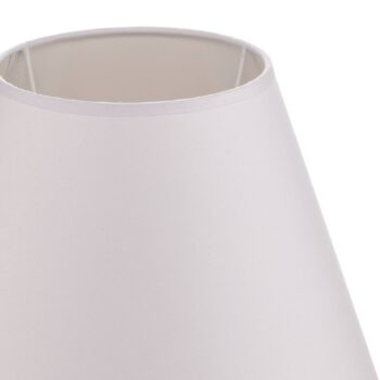 Tienidlo na lampu Sofia výška 21 cm, biela