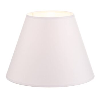 Tienidlo na lampu Sofia výška 21 cm, biela