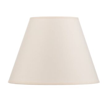 Tienidlo na lampu Sofia výška 21 cm, ecru/biela