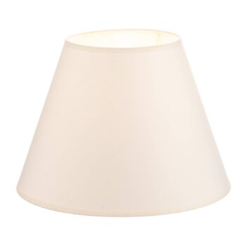 Tienidlo na lampu Sofia výška 21 cm, ecru/biela