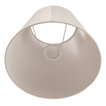 Tienidlo na lampu Sofia výška 21 cm, ecru/biela