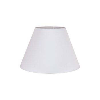Tienidlo na lampu Sofia výška 26 cm, biela
