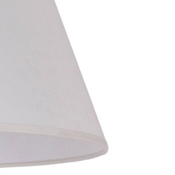 Tienidlo na lampu Sofia výška 26 cm, ecru/biela