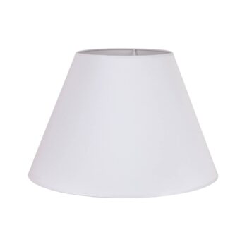 Tienidlo na lampu Sofia výška 31 cm, biela