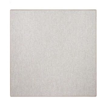 Timzo, Kusový koberec Nature cream štvorec, 80x80, biela, chodba / predsieň