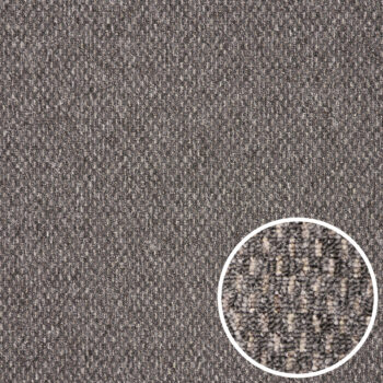 Timzo, Metrážny koberec Rubin 2124 grey, na mieru, šíře 4m, šedá, ab (mriežka), chodba / predsieň