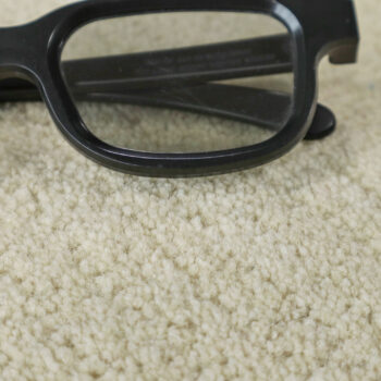 Tiwari Carpet, Ručne tkaný kusový koberec Asra loom cream, 120x170, biela, obývacia izba