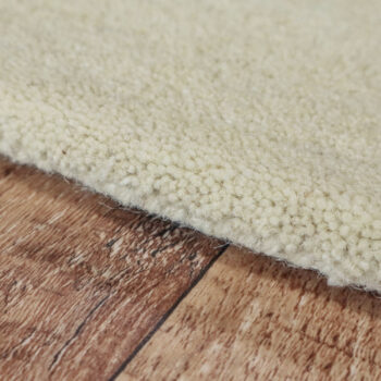 Tiwari Carpet, Ručne tkaný kusový koberec Asra loom cream, 120x170, biela, obývacia izba