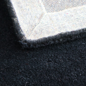 Tiwari Carpet, Ručne všívaný kusový koberec Asra wool čierna, 120x170, čierna, obývacia izba