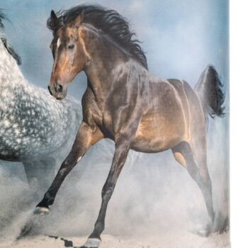 Tlačené závesné svietidlo Horses