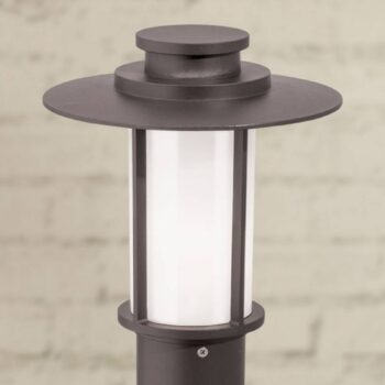 Tmavohnedé svietidlo Putri odliatok hliníka