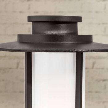 Tmavohnedé svietidlo Putri odliatok hliníka