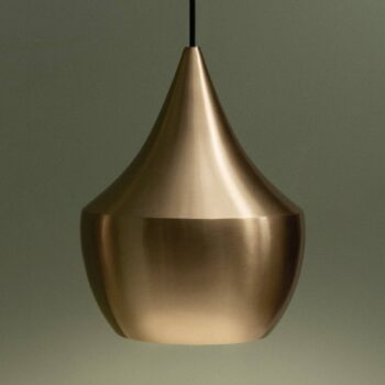 Tom Dixon Beat Fat závesné LED svietidlo, mosadz
