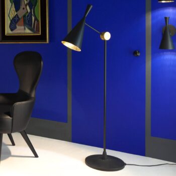Tom Dixon Beat Floor stojaca lampa, čierna