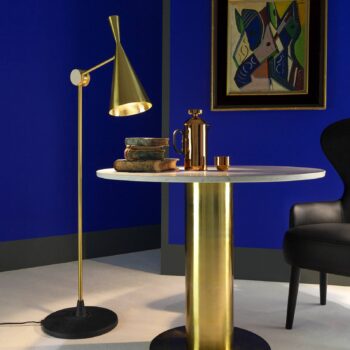 Tom Dixon Beat Floor stojaca lampa, mosadz