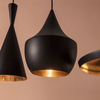 Tom Dixon Beat Range Linear závesné svietidlo 6-pl. čierne