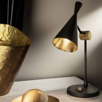 Tom Dixon Beat Table stolná lampa, čierna