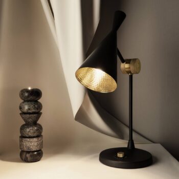 Tom Dixon Beat Table stolná lampa, čierna