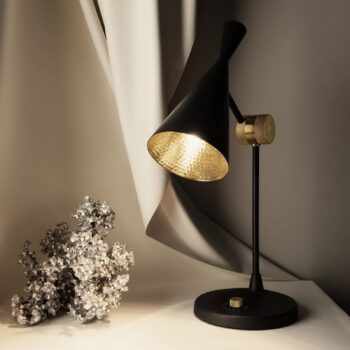 Tom Dixon Beat Table stolná lampa, čierna