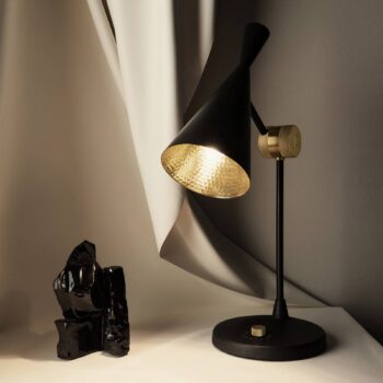 Tom Dixon Beat Table stolná lampa, čierna