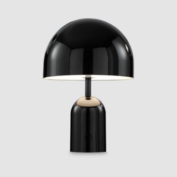Tom Dixon Bell Prenosná stolová LED lampa, čierna, IP44