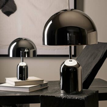 Tom Dixon Bell Prenosná stolová LED lampa, čierna, IP44