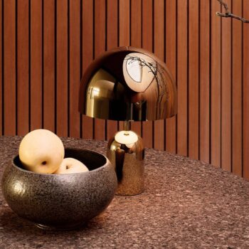 Tom Dixon Bell Prenosná stolová LED lampa, medená farba