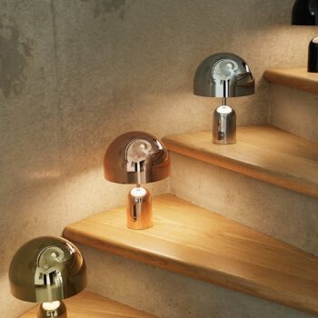 Tom Dixon Bell Prenosná stolová LED lampa, medená farba
