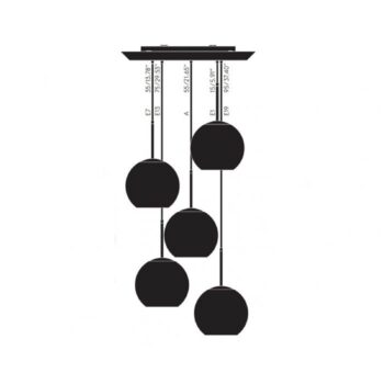 Tom Dixon Copper 25cm Round závesné svietidlo 5pl.