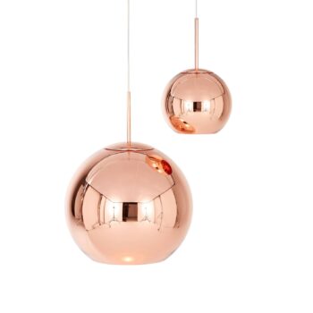 Tom Dixon Copper Okrúhla závesná lampa Ø 45 cm meď