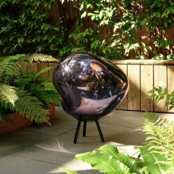 Tom Dixon LED batériová záhradná lampa Melt large, dymovo sivá