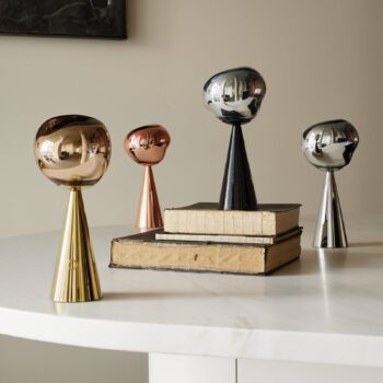 Tom Dixon LED stolná lampa na batérie Melt Portable, čierna, 29 cm