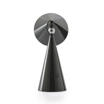 Tom Dixon LED stolová lampa Pose, antracitová, výška 25 cm