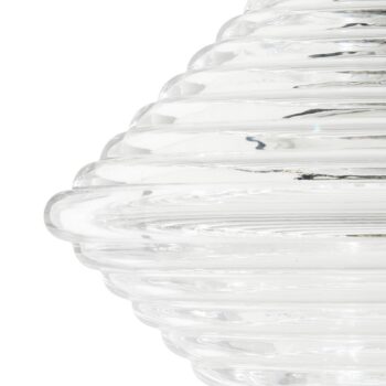 Tom Dixon LED závesné svietidlo Press Cone, číre, Ø 34 cm, 927