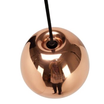 Tom Dixon LED závesné svietidlo Void mini, medená farba, meď