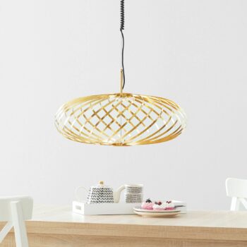 Tom Dixon Spring small závesná lampa Ø 56cm mosadz