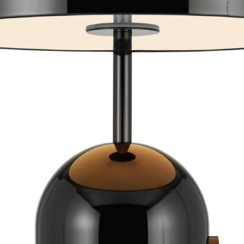 Tom Dixon Stolová LED lampa Bell, čierna, výška 43 cm, stmievateľná