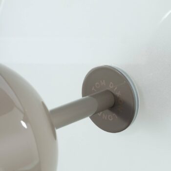 Tom Dixon Stolová LED lampa Bell, taupe, výška 43 cm, stmievateľné