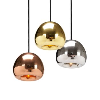 Tom Dixon Void Mini závesné LED svetlo Ø 15 cm meď