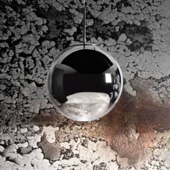 Tom Dixon Zrkadlová guľa LED závesná lampa Ø 40 cm chróm