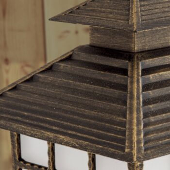 Tradičná vonkajšia závesná lampa Ilka s reťazou